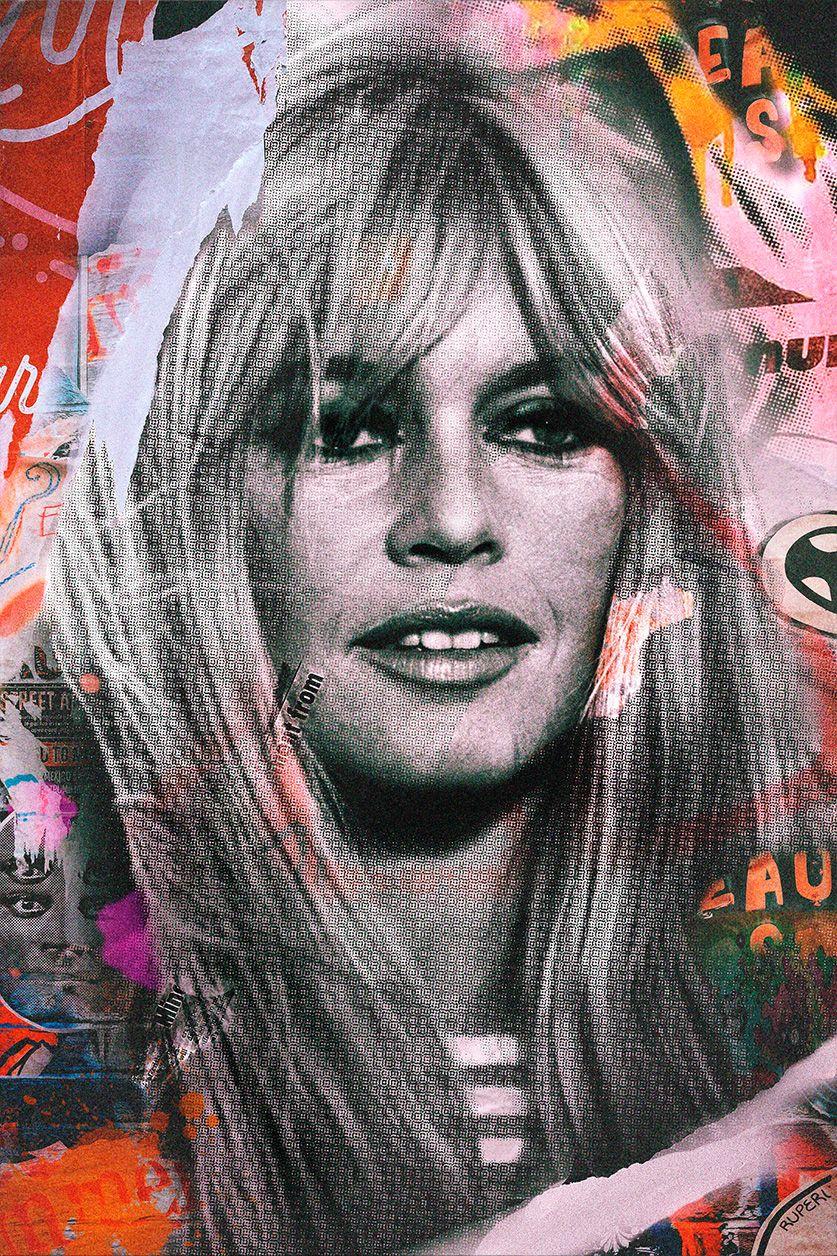 Plexiglass photo art Brigitte Bardot, The Bardot II