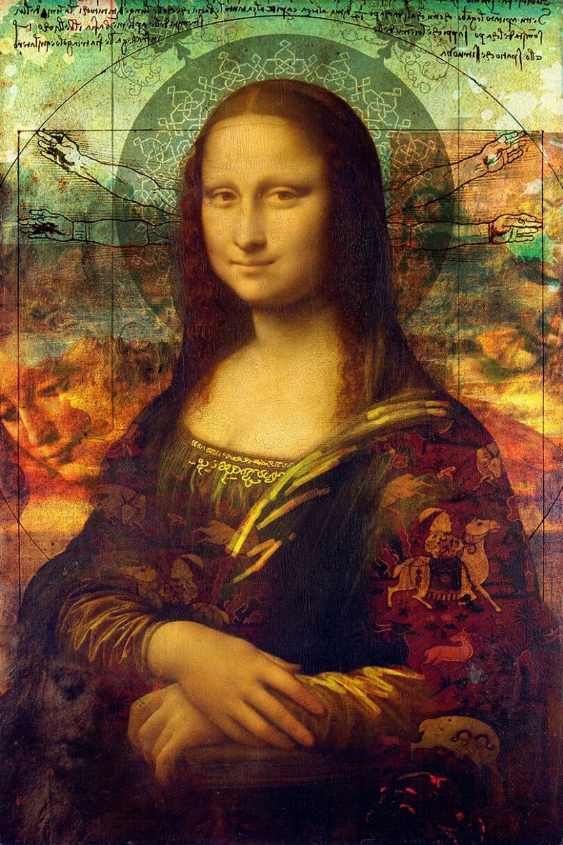 Plexiglas wall art Mona Lisa, The Mona