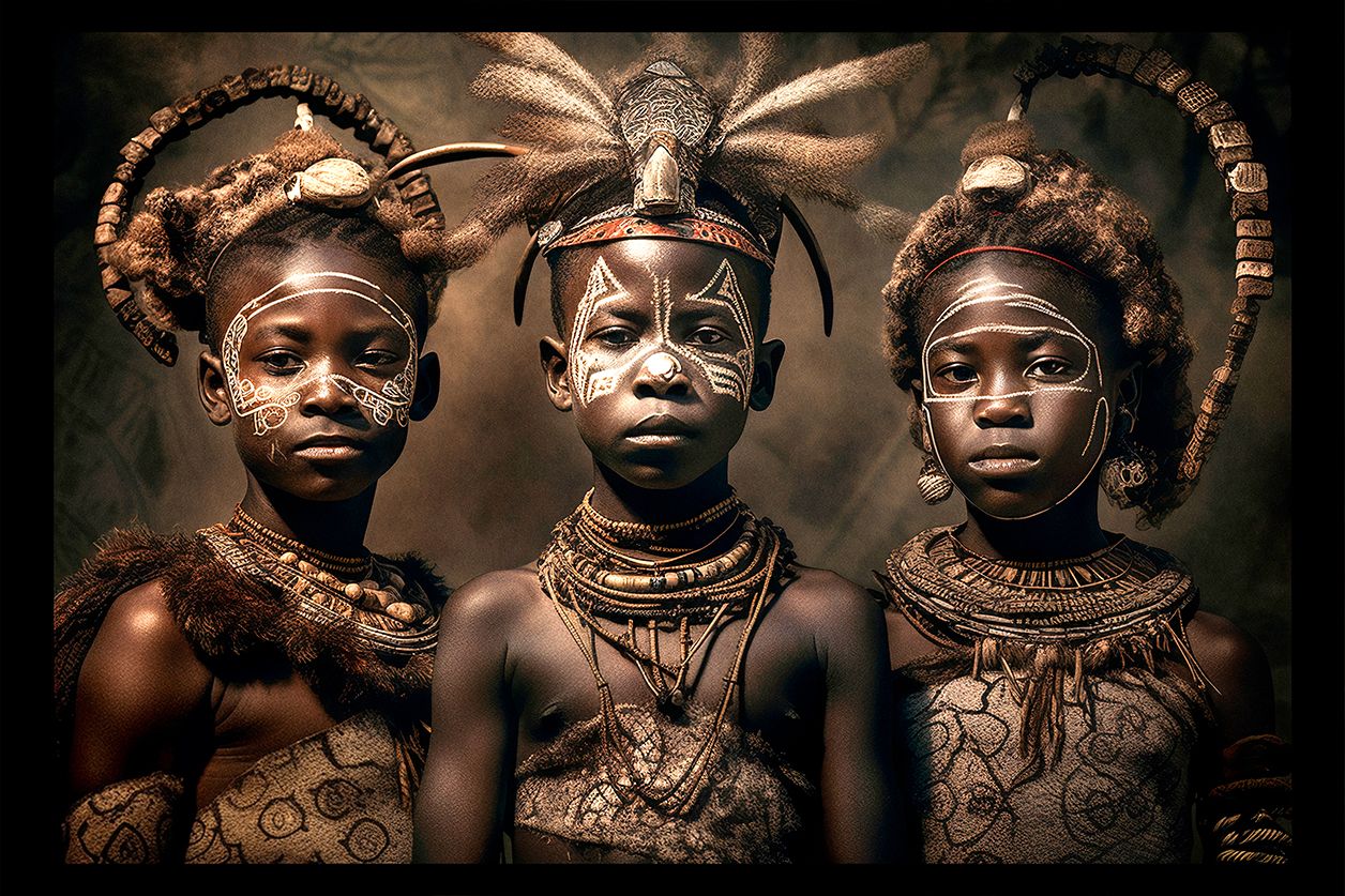 Möchten Sie ein akustisches Gemälde African Tribe Collection II kaufen?