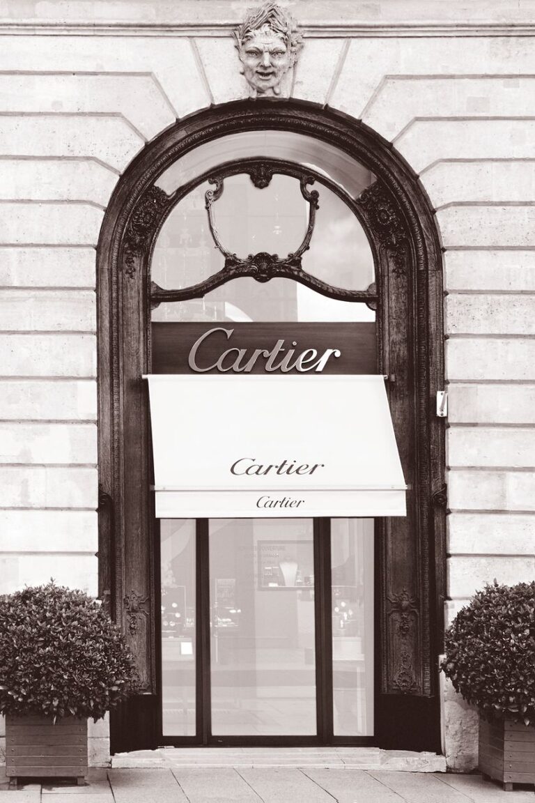 Cartier shop in place Vendome in Paris